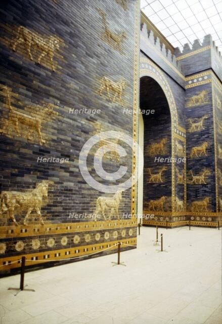 Ishtar Gate, Babylon, 575 BC, (c20th century). Artist: Unknown.