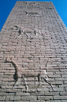 Ishtar Gate, Babylon, Iraq. Creator: Vivienne Sharp