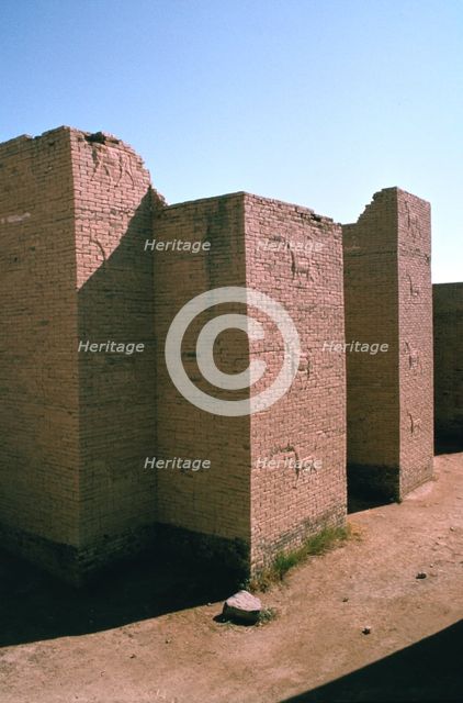 Ishtar Gate, Babylon, Iraq. Creator: Vivienne Sharp.