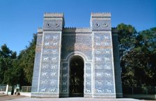Ishtar Gate, Babylon, Iraq. Creator: Vivienne Sharp