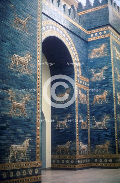 Ishtar Gate, Neo-Babylonian, c575 BC. Artist: Unknown