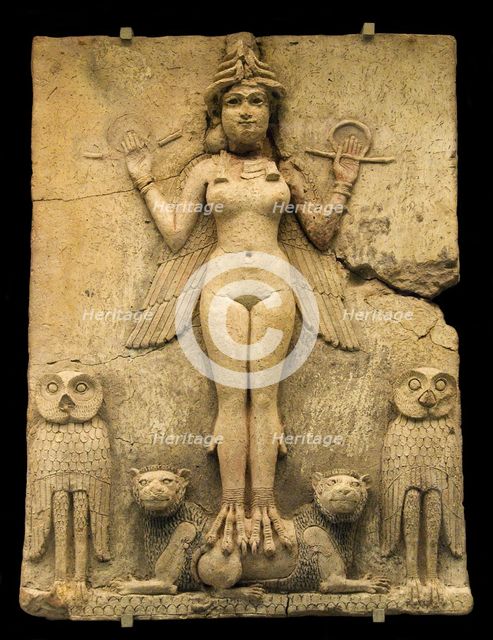 Ishtar, Queen of Night, 19th century BC. Artist: Assyrian Art  