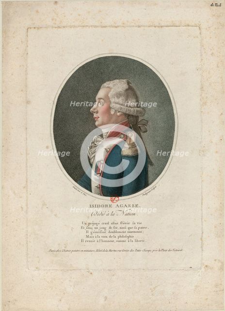 Isidore Agasse, c. 1790. Creator: Phelippeaux, Antoine (1767-1830).