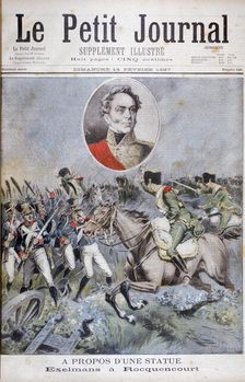 Isidore Exelmans French soldier, Battle of Rocquencourt, 1815 (1897). Artist: Henri Meyer