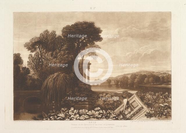 Isis (Liber Studiorum, part XIV, plate 68), January 1, 1819. Creator: JMW Turner.