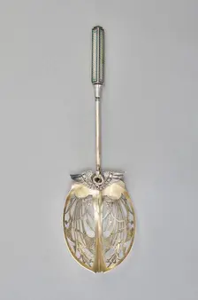 Isis pattern ice spoon, 1871. Creators: George Wilkinson, Gorham Manufacturing Company
