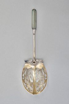 Isis pattern ice spoon, 1871. Creators: George Wilkinson, Gorham Manufacturing Company