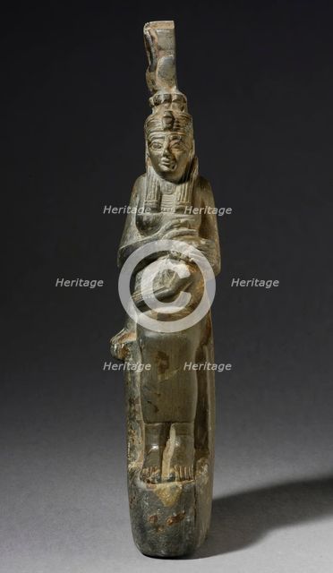 Isis Suckling Horus, Egypt, Third Intermediate Period circa 24th Dynasty. Creator: Unknown.