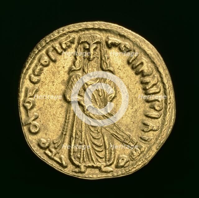 Islamic Coin, 696-7. Artist: Unknown.