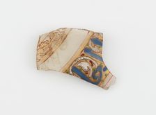Islamic Glass Fragment, circa 900-1400. Creator: Unknown