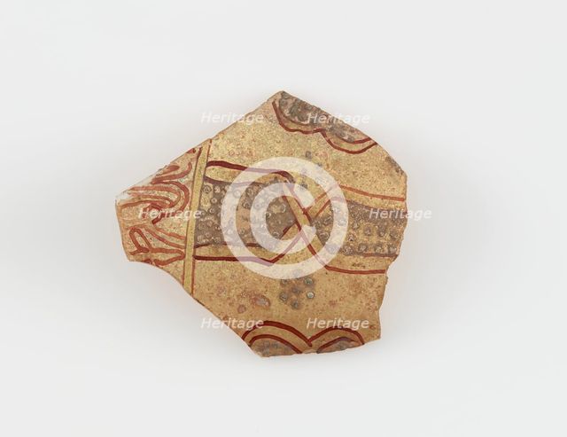 Islamic Glass Fragment, circa 900-1400. Creator: Unknown.