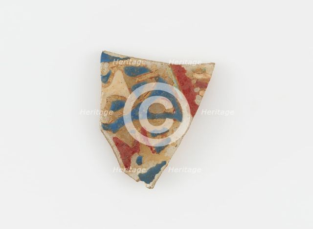 Islamic Glass Fragment, circa 900-1400. Creator: Unknown.
