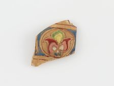 Islamic Glass Fragment, circa 900-1400. Creator: Unknown