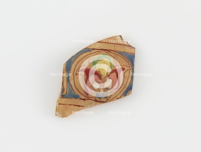 Islamic Glass Fragment, circa 900-1400. Creator: Unknown.