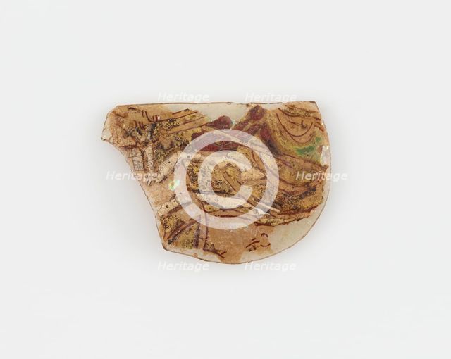 Islamic Glass Fragment, circa 900-1400. Creator: Unknown.