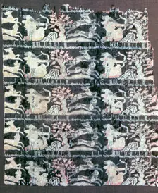 Islamic silk fragment, 9th-12th century