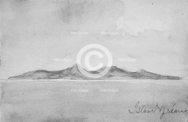 Island of Lemnos (from Sketchbook), 1904. Creator: Mary Newbold Sargent.