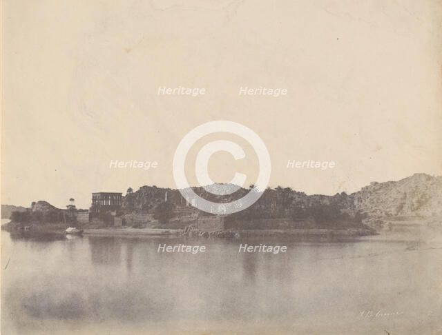 Island of Philae, 1853-54. Creator: John Beasley Greene.