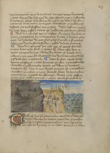Island of Thule; Livre des merveilles du monde (Book of the Marvels of the World), about 1460-1465. Creator: Master of the Geneva Boccaccio