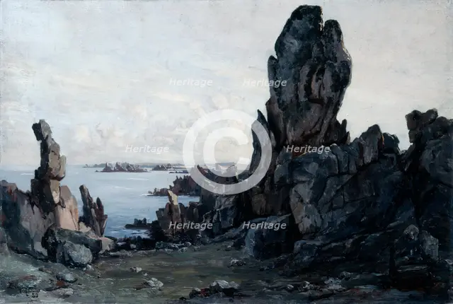 'Island of Ushant', 1885. Artist: Emmanuel Lansyer