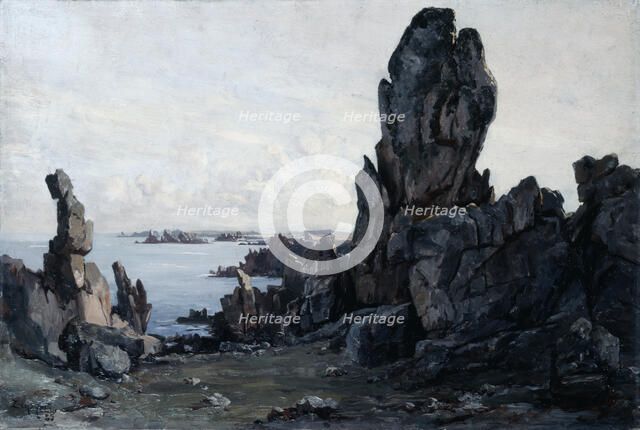 'Island of Ushant', 1885. Artist: Emmanuel Lansyer