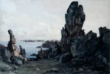 Island of Ushant 1885. Artist: Emmanuel Lansyer