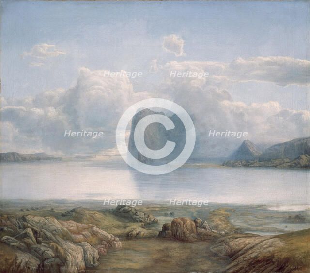 Island Borgøy. Artist: Hertervig, Lars (1830-1902)