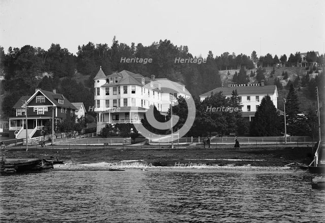 Island House from the lake, Mackinac, c1905. Creator: Unknown.