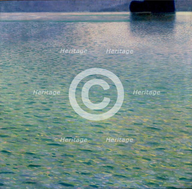 Island in the Attersee, 1901. Creator: Klimt, Gustav (1862-1918).
