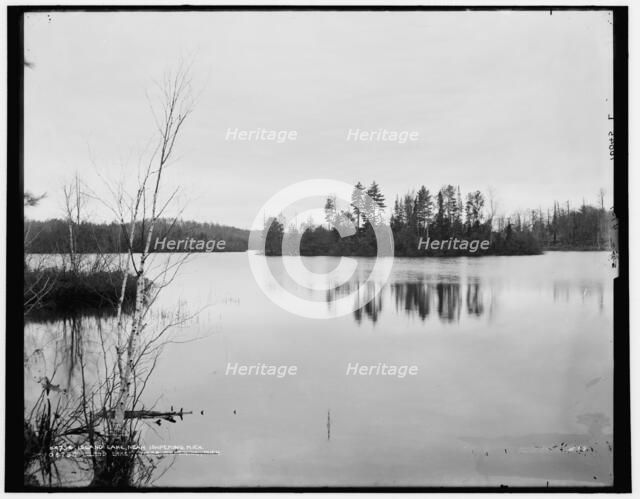 Island Lake near Ishpeming, Mich., c1898. Creator: Unknown.