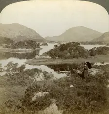 Islands and Upper Lake, Killarney, Ireland.Artist: Underwood & Underwood