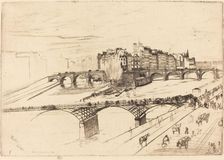 Isle de la Cite, Paris, 1859. Creator: James Abbott McNeill Whistler
