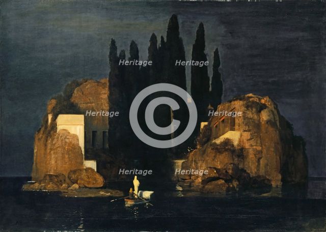 Isle of the Dead, 1880. Creator: Arnold Bocklin.