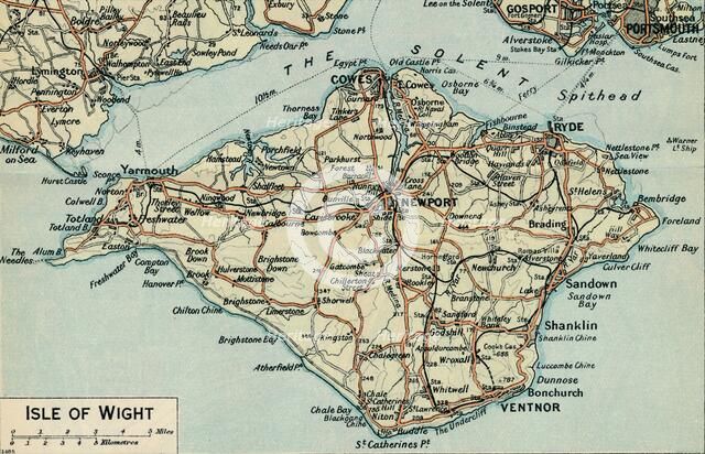 'Isle of Wight.', c20th Century. Artist: John Bartholomew.