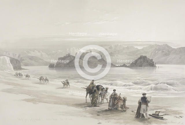 Isle of Graia, Gulf of Akabah, 1844. Creator: David Roberts.