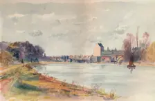 Isleworth, from the Towpath 1891, (1914). Artist: James S Ogilvy