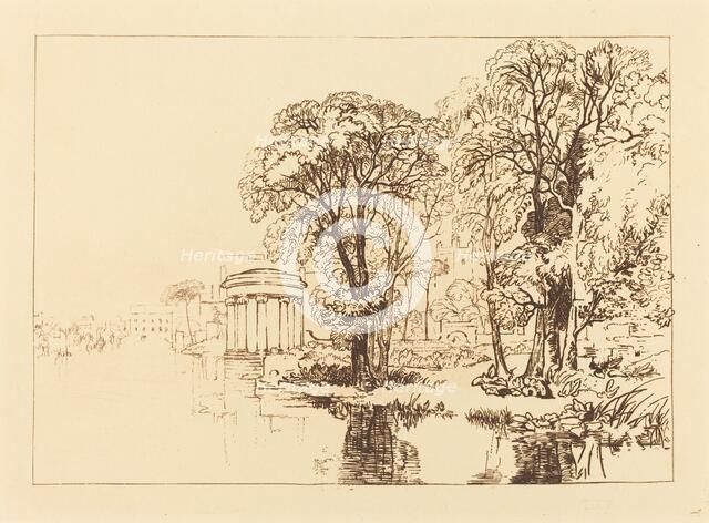 Isleworth, published 1819. Creator: JMW Turner.
