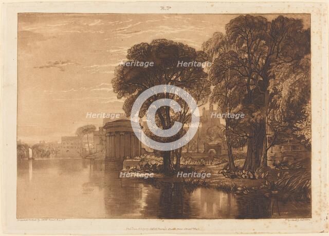 Isleworth, published 1819. Creator: JMW Turner.