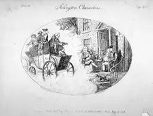 Islington characters 1796. Artist: Isaac Cruikshank