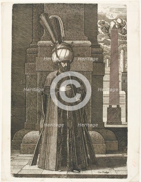 Ismael, the Persian Ambassador of Tahmasp, King of Persia, 1569. Creator: Melchior Lorichs.