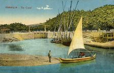Ismailia - The Canal c1918-c1939. Creator: Unknown