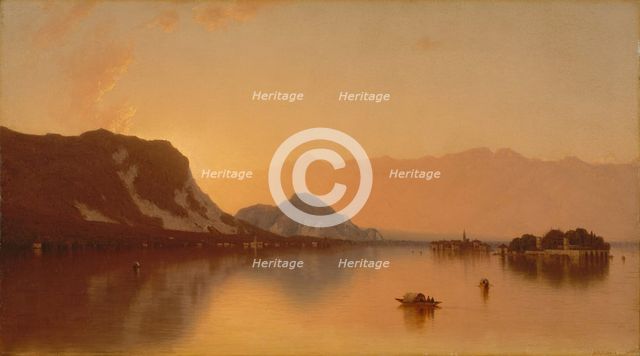 Isola Bella in Lago Maggiore, 1871. Creator: Sanford Robinson Gifford.
