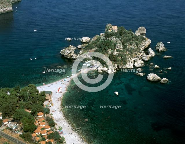 Isola Bella, Taormina, Sicily, Italy. Creator: Peter Thompson.