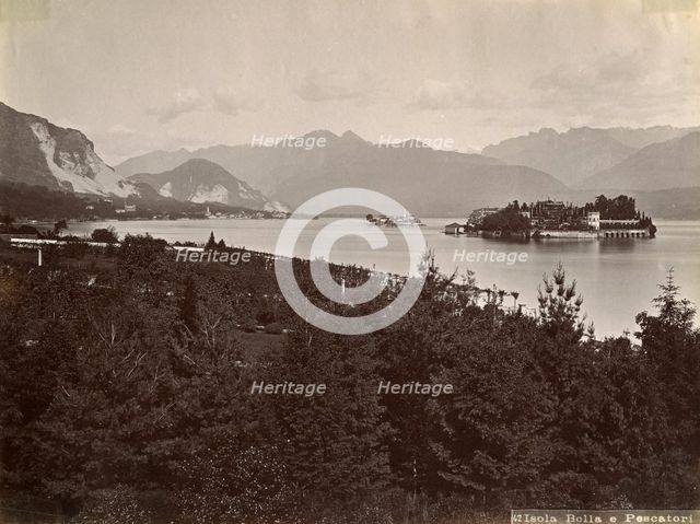 Isola dei Pescatori (Island of the Fishermen), Lake Maggiore, Italy, 1890. Artist: Unknown