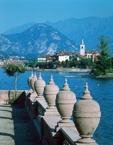 Isola dei Pescatori, Lake Maggiore, Italy. Creator: Peter Thompson