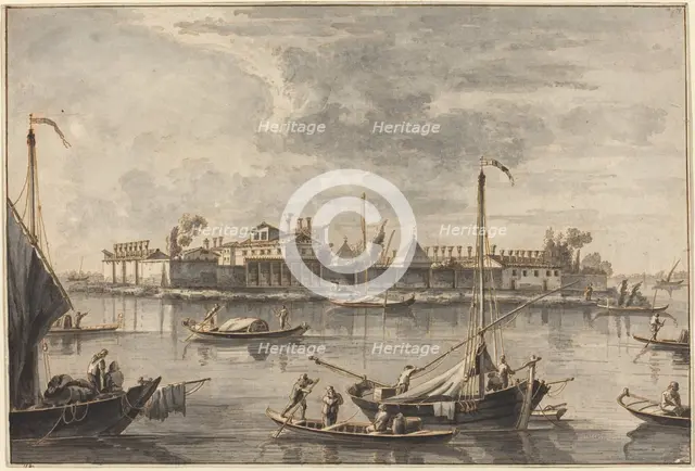 Isola del Lazaretto Nuovo, 1778/1779. Creator: Francesco Tironi.