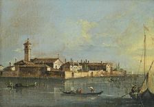 Isola del Lazzaretto Vecchio, Second Half of the 18th cen. Creator: Guardi, Francesco (1712-1793)