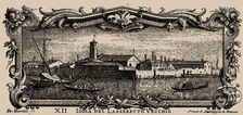 Isolario veneto, XII. Isola del Lazzaretto Vecchio, 1777. Creator: Visentini, Antonio (1688-1782)
