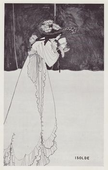 Isolde, 1895. Creator: Aubrey Beardsley