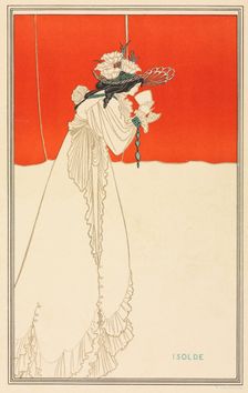 Isolde, 1895. Creator: Aubrey Beardsley (British, 1872-1898); Printed by William Griggs (British, 1832-1911), inventor of photo-chromo-lithography